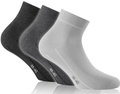 Skarpety Rohner Tagessocke Sneaker Basic Plus jasnoszare/szare/ciemnoszare - 3 pary